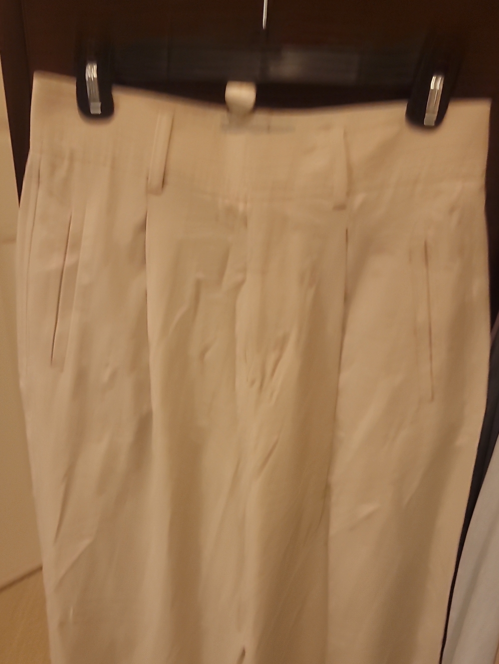 NWOT Everlane Womens The Utility Straight Leg High Rise Twill Pant Bone Size 4